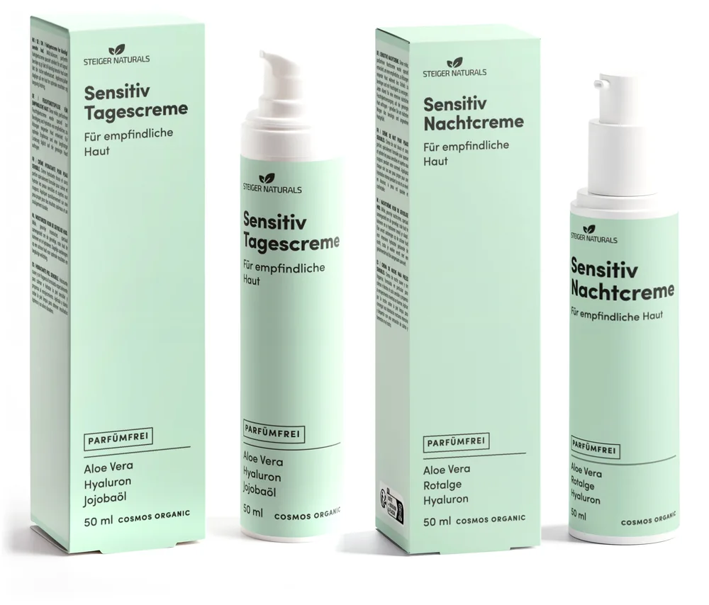 Sensitiv-Routine: Sensitiv Tagescreme 50 ml und Sensitiv Nachtcreme 50 ml
